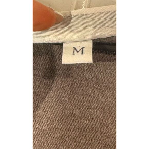 Bryn Walker Black Asymmetrical Tunic Dress M Bamboo Lagenlook Minimalist Artsy - Picture 6 of 9